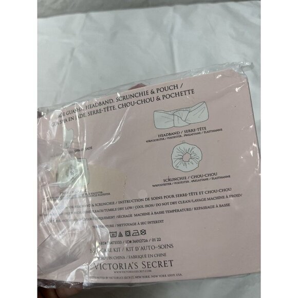 Victoria's Secret Self-Care Kit with Terry Logo Bag Jade Guasha Headband NWT - Picture 6 of 12